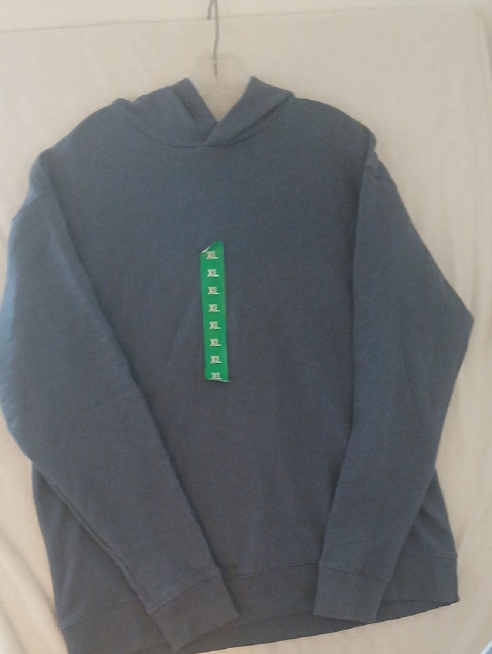 Gap Blue Hooded Men's Sweatshirt / Hoodie XL TEXTURED Cotton / Polyester Blend